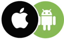 Android and iOS Logos